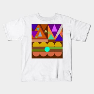 Multicolored afro design Kids T-Shirt